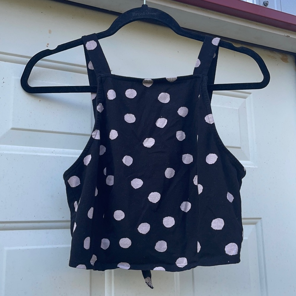 Urban Outfitters Polka Dot Crop Top